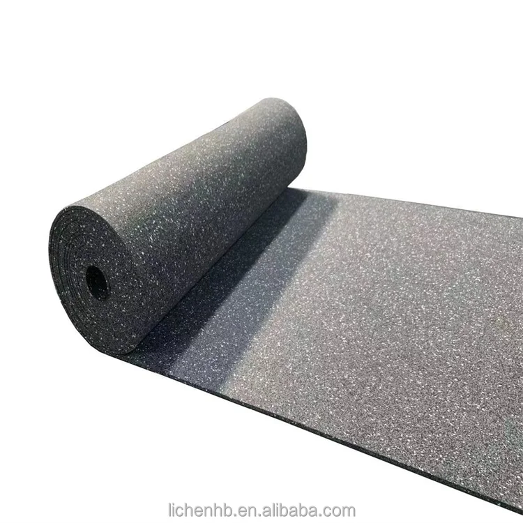Factory direct rubber roll EPDM rubber flooring roll mat  for gym sound insulation and shock resistance