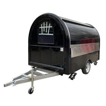 Buy Customized Mobile Kitchen Food Trailers Fast Shipping In Stock Catering Food Truck Pizza Coffee Food Carts For Sale