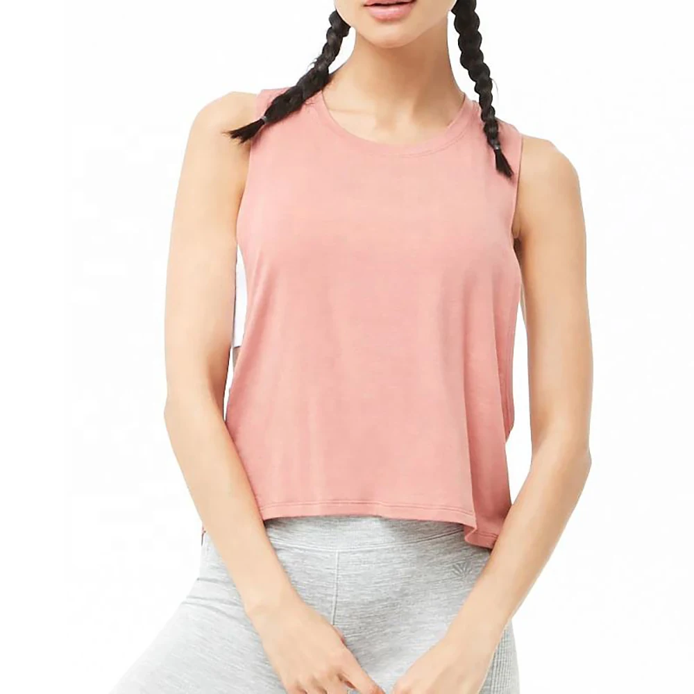 Breathable Quick-Dry Woven Tank Top Sustainable Anti-Shrink & Anti-Pilling O-Neck Style for Summer Plus Size for Hip Hop