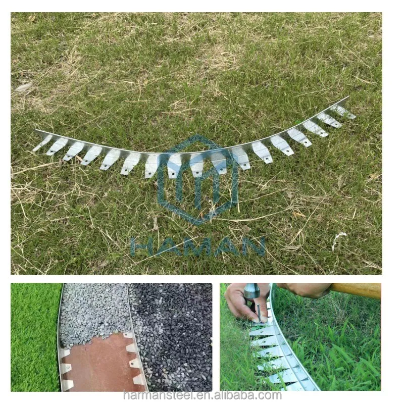 Good Quality  In Stock L shape lawn edging  garden edging with bricks mysticalls by mayer chess garden dragon edge