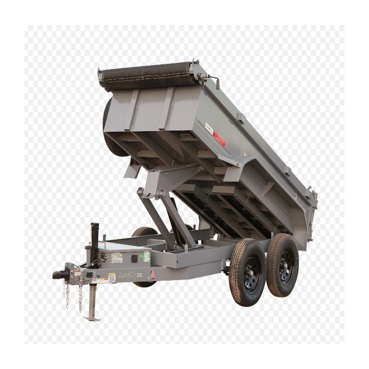 Buy 5 get 2 free Farm used tractor tipping dump trailer 10ton Farm Trailer Tractor Tipper Trailer
