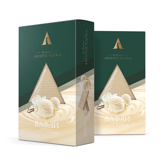 Halal Natural Ingredients Vanilla Flavored Confectionery Wafer 300 g Natural Taste Pastry Vanilla Waffles For Food Halal