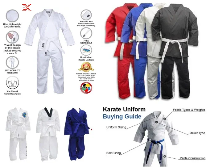 Korea Taekwondo Poomsae wholesale Uniform WT Logo Taebek Poom Uniforms Dobok MMA Martial Arts Karate Judo Kickboxing Uniform
