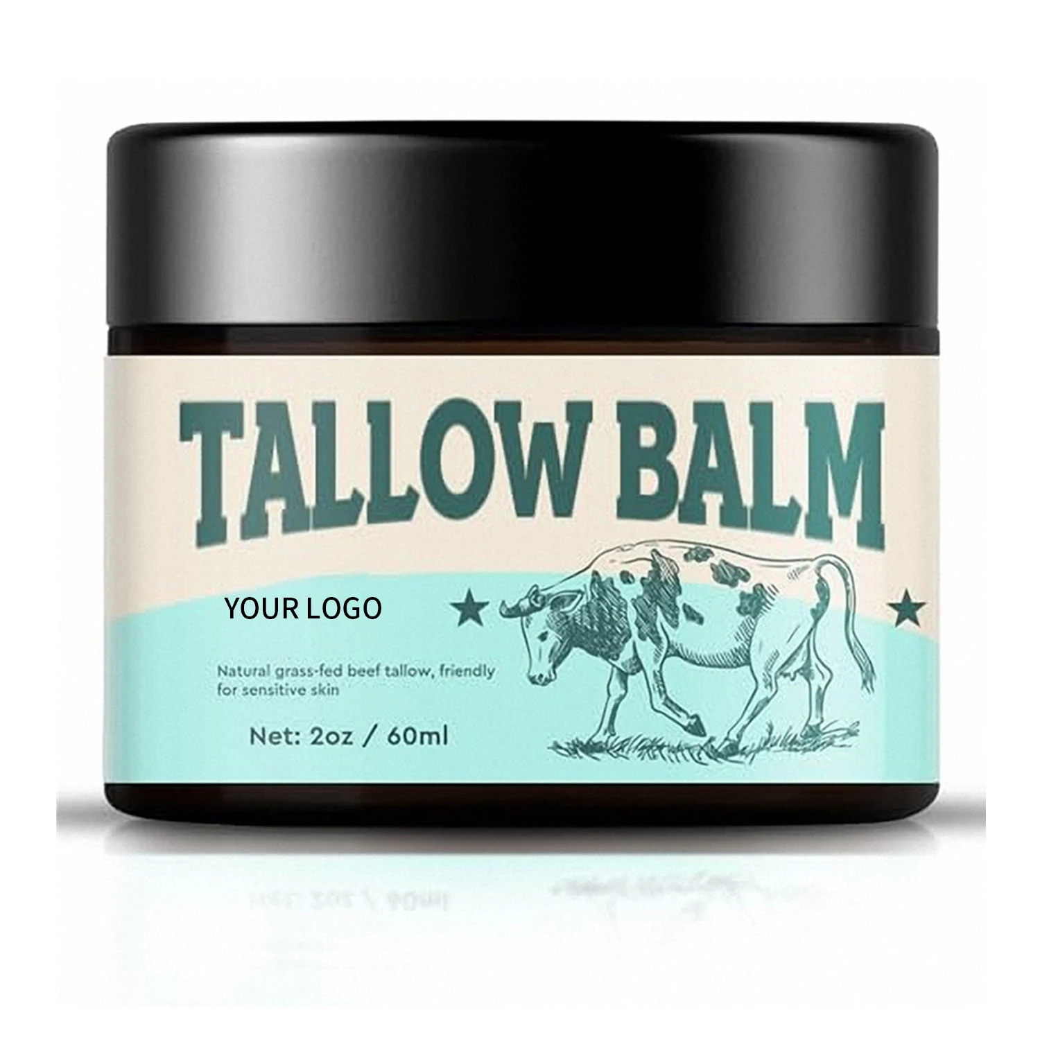 Organic Skin Care Natural Beef Tallow Balm Unscented All Purpose Balm For Sensitive Skin Heals and Hydrates