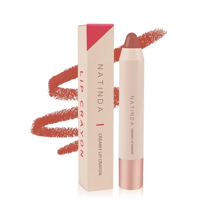 [Natinda] Creamy Lip Crayon 09 Dark in Rose 3g Lip product Private label Wholesale Korean Makeup Products Lip Pencil