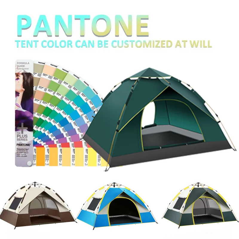 Custom Large Outdoor Fold Ultralight Tent Pop Up Glamping Camping Tent Luxury Camp Tent Waterproof With Bed