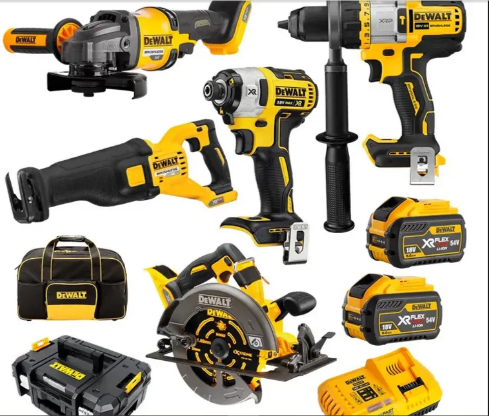 Оригинальный набор POWerTOOLS DEWALTZ 20 В Макс литий-ионный беспроводной комплект 5 инструментов с (2) 4 0 AHBATTERY