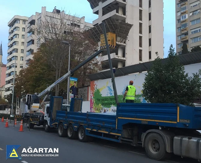 6 M Galvanized Lighting Pole Street Lamp Pole Galvanized Product Light Solar Lighting Accessories Street Lamp