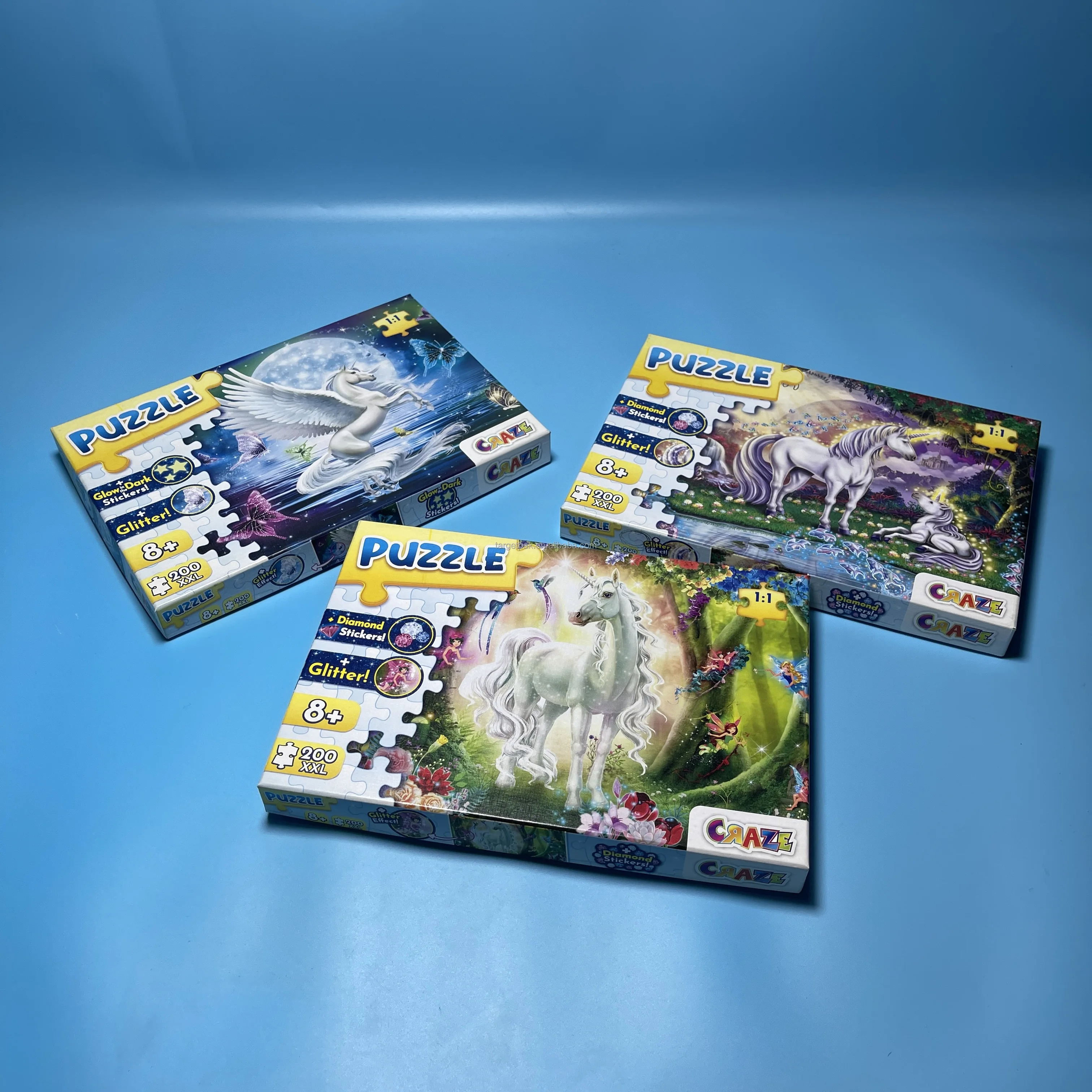 Wholesale Custom Printed Puzzle Manufacturer Children Cartoon Toy 200 500 1000 Piece Adult Kids Paper Jigsaw Puzzle