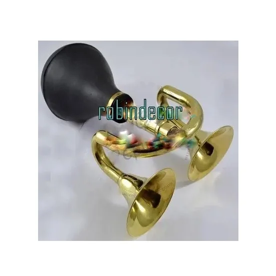 Export Quality Double Bell Bulb Horn Reproduction Vintage Antique Old Car Taxi Horn Available at Wholesale Price