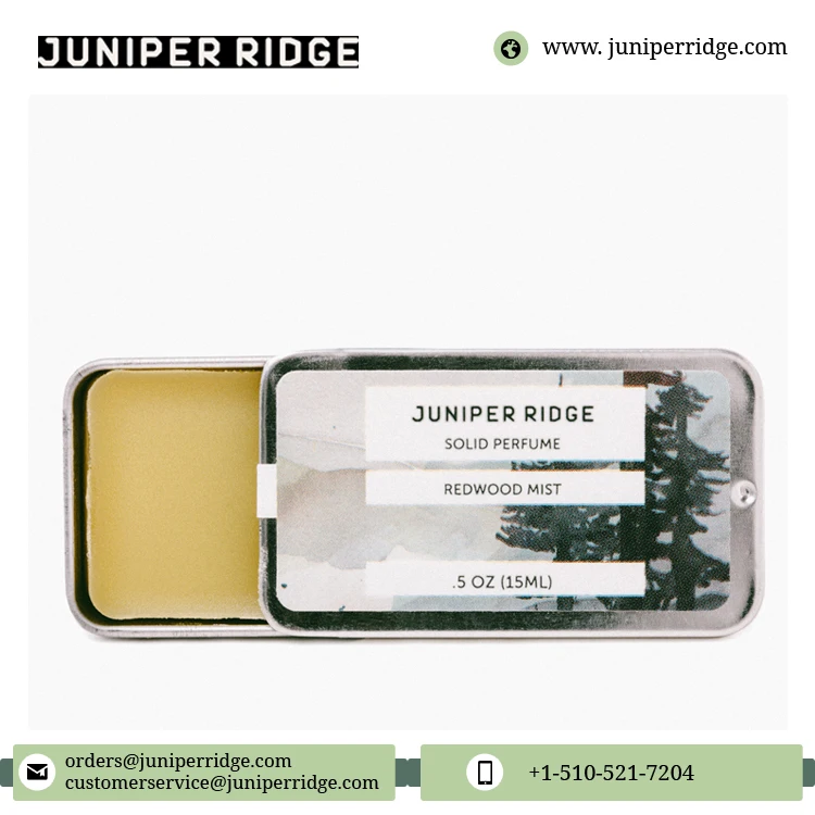 100% Natural Solid 15ml Cologne Spray Best Quality Fragrance Redwood Mist Solid Perfume Cologne at Low Price