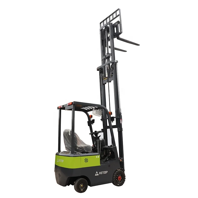 Full Electric Hitop 3 Ton 5 Ton 2.5 Ton Battery Fork Lifter with Free Charger 1.5 Ton 2 Ton Electric Forklift Truck