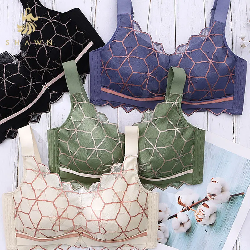 Full Back Coverage Bra Hide Back Side Fat Fashion Deep Cup Bra Wireless Comfortable Push Up Beauty Back Smoothing Bra