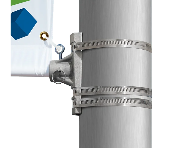 Advertising Flag Banner Display Street Pole Banner Material Lamp Light Pole  Hardware Street Flag Hardware