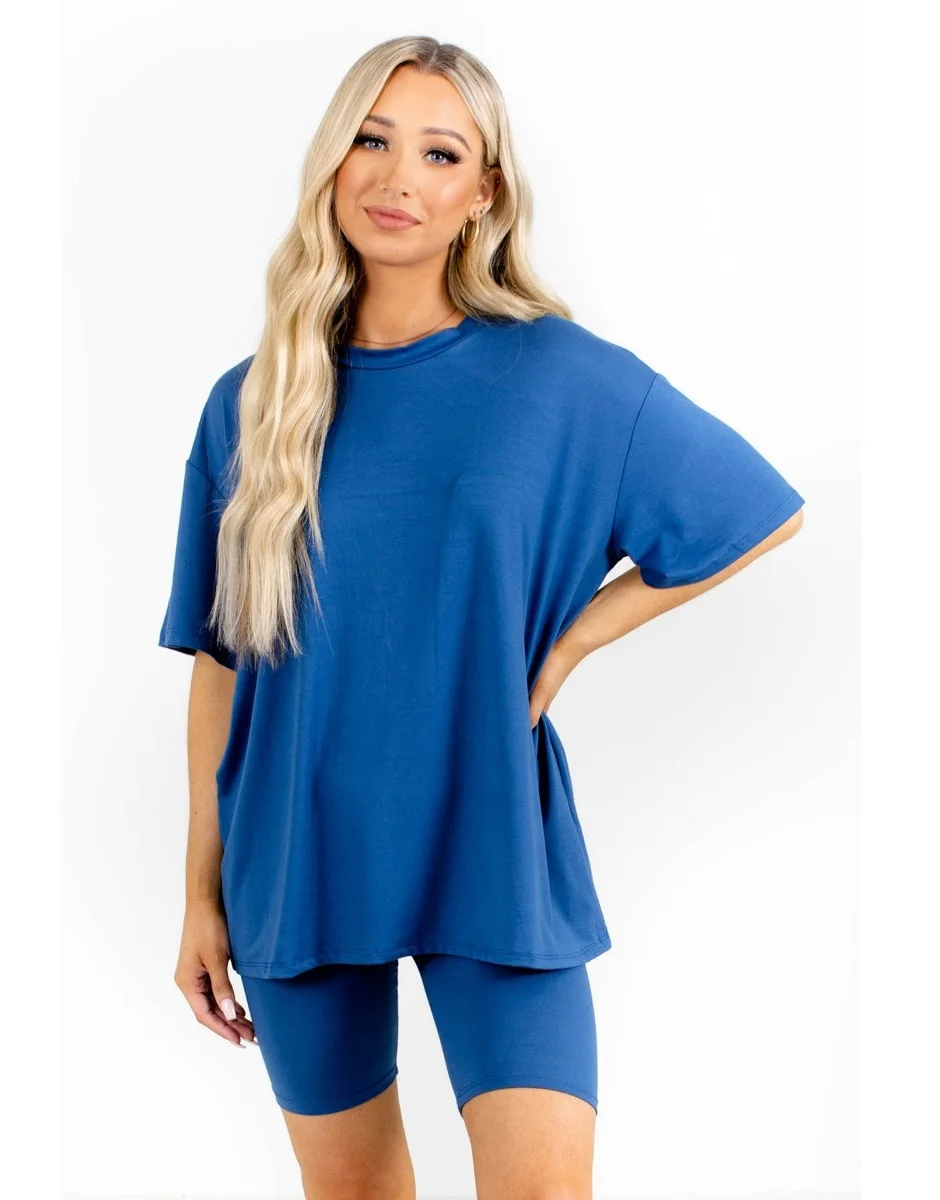 Top Style Women Summer Clothing 2022 Cotton 2 Two Piece Pants Set Jogging Running Women Summer Short Set