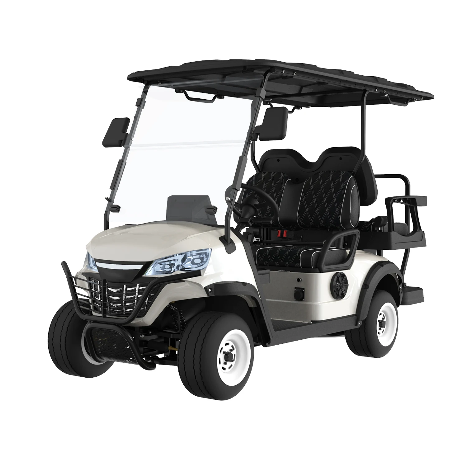 Shining Leroad Custom Electric Golf Cart 2-Seater Street Legal Buggy Waterproof Back Seat 5kw Motor 48v Battery DOT Certified