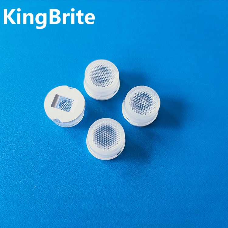 14mm PMMA waterproof 35 45 60 degree 5050 led lens with tape