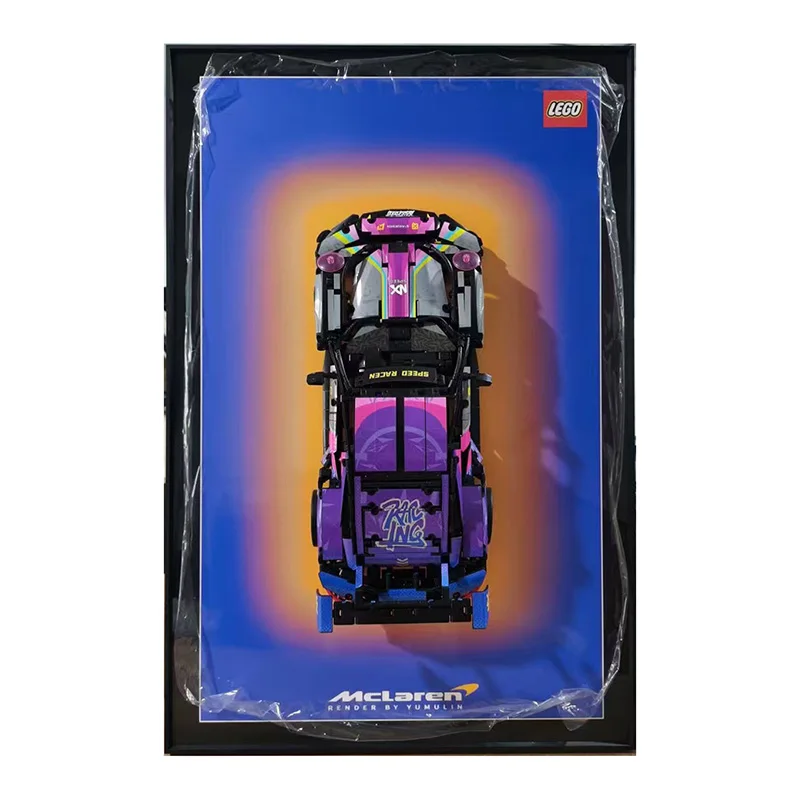 High-End 3D Sports Car Wall Painting Real Props and Artistic Sensitivity Nude Watercolor on Canvas with Stunning Combination