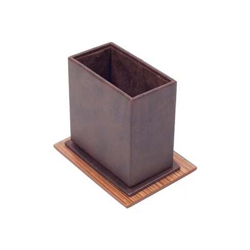 Luxury 10 Pcs Leather & Wooden Desk Organizer Set Office Accessories Leather Desk Set Office Supplies Stationary Set Desk Pad