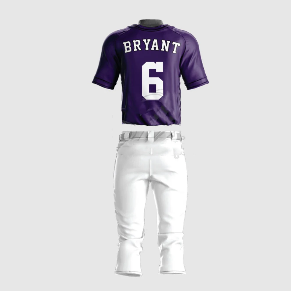 Custom made you own design sublimation digital print stitched baseball uniform team jersey