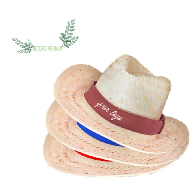 Best Seller Cheap Price High Quality Natural Straw Hat Beach/ Summer Women for Protecting Hair Face Made in Vietnam