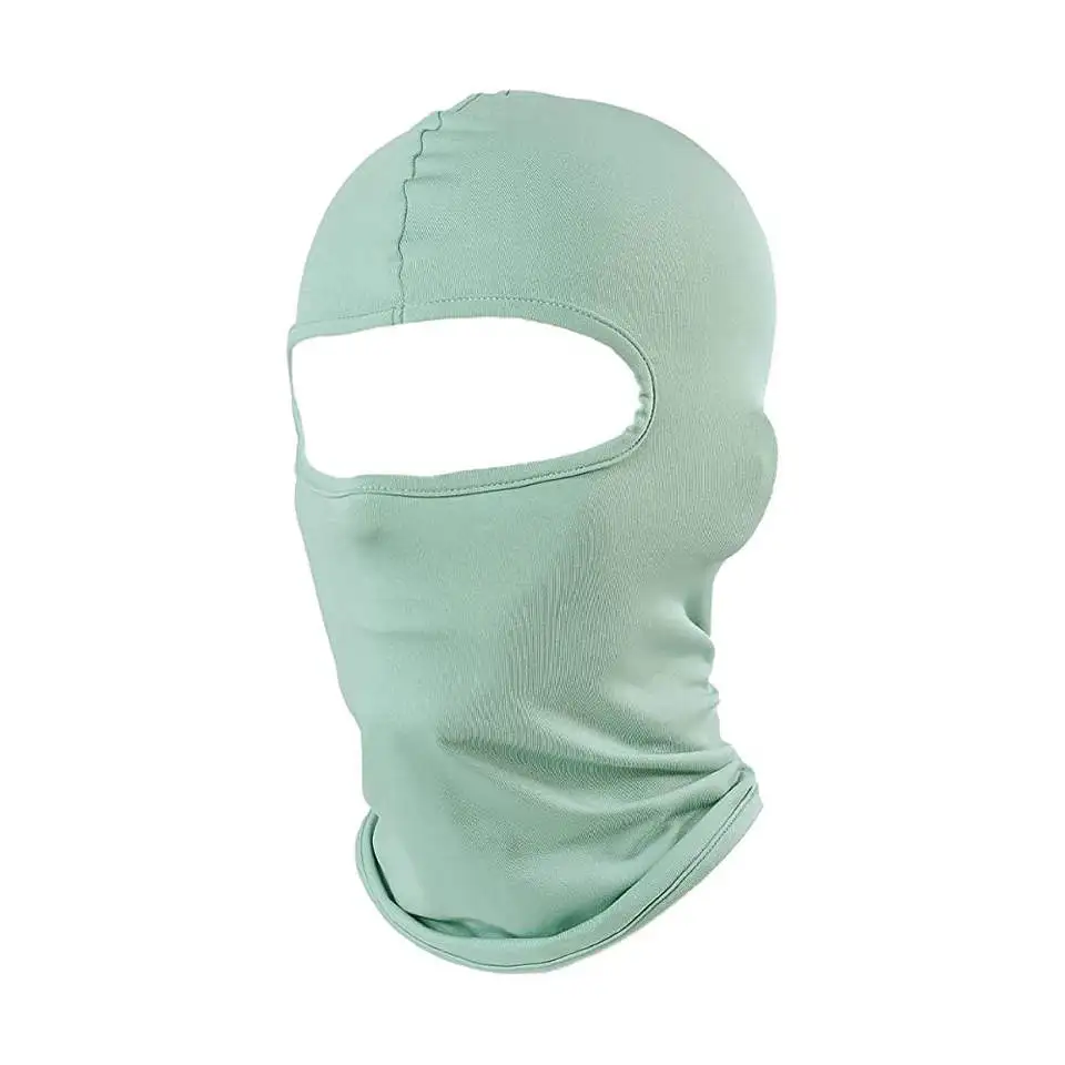 Wholesale Custom Printed Logo Spandex Designer Black Polyester One Hole Full Face Cover Winter Motorcycle Men Ski Balaclava Mask