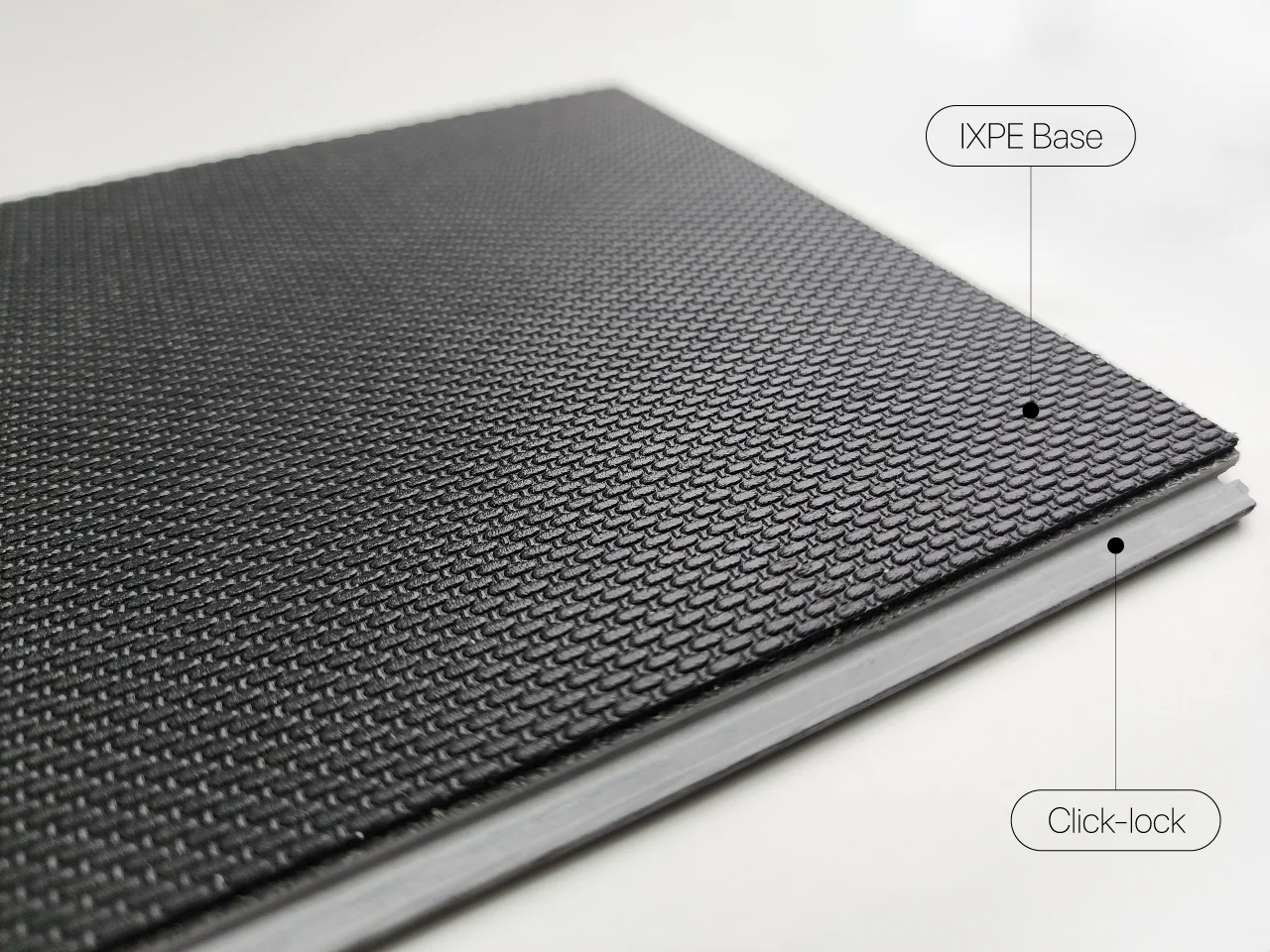 European Click Lock System SPC Flooring Hotels IXPE Sound Insulation Water Proof 4mm 5mm 6mm Core Thickness Matte Surface Modern