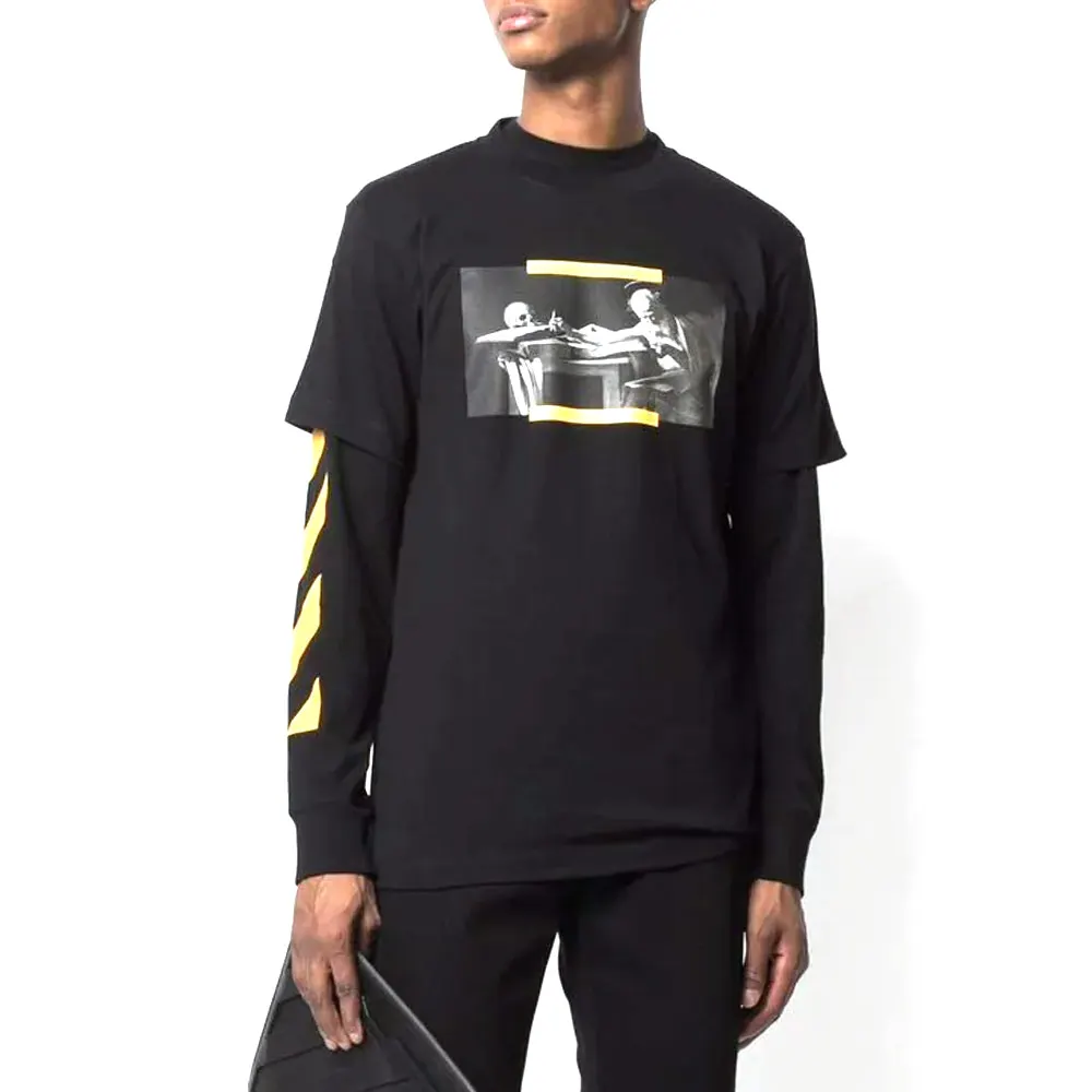 Breathable Material Men Screen Printing T Shirts For Summer Wear New Design Polyester / Cotton T Shirt