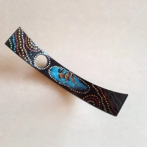 Lacquer colorful wine bottle holder decorative lacquered semi circle glass bottle showcase holders