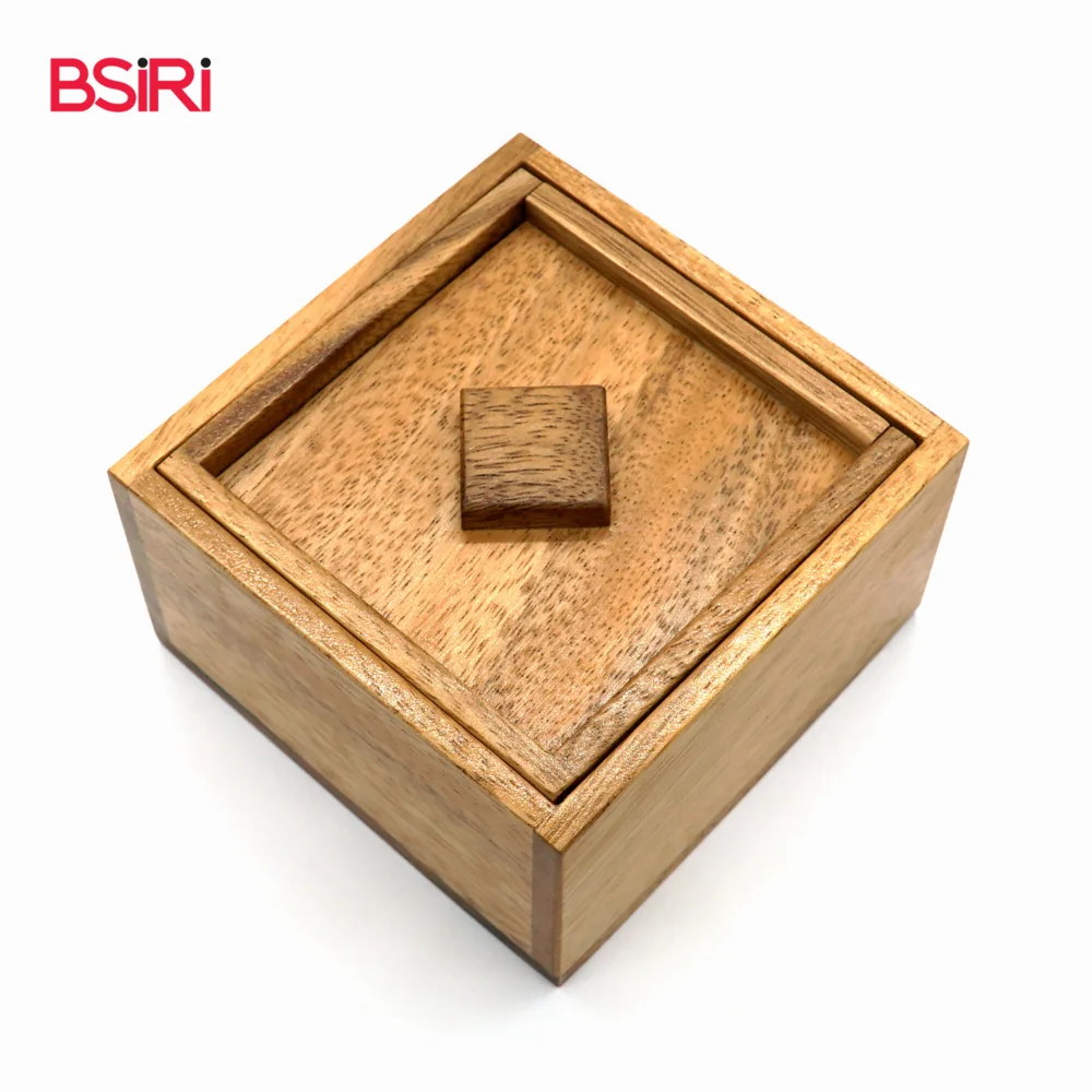 Thailand Toys Education Puzzle Treasure Secret Box OEM Best Seller Wooden toys Unique Gifts and toy for kids