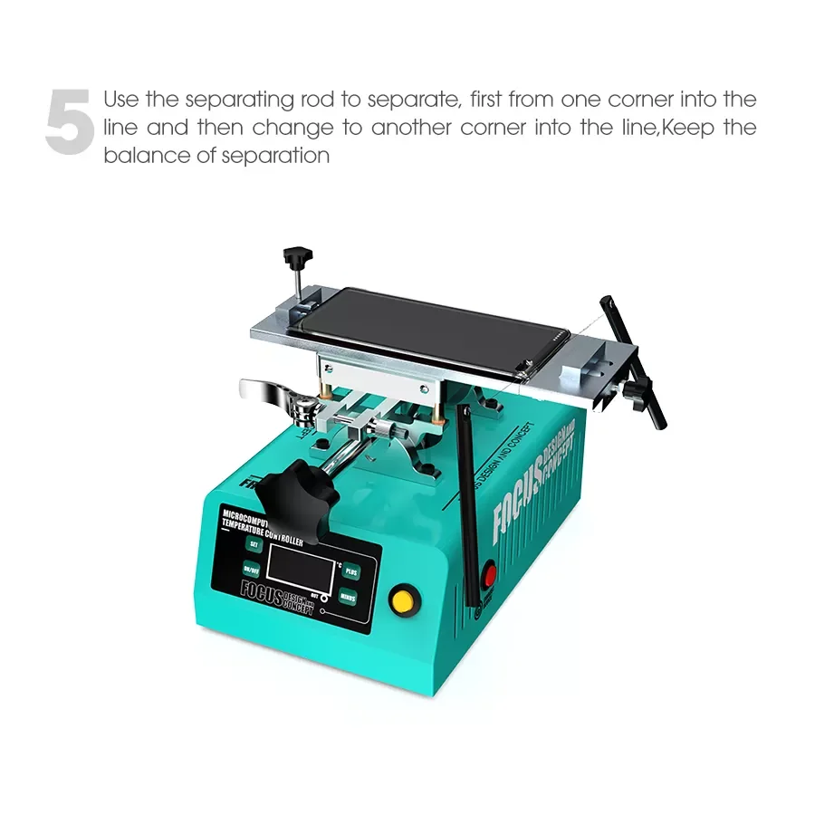 2022 Reballing Iseparator RF4 Vacuum Separator Machine Rotatable Touch Screen LCD OCA Separate Repair Machine