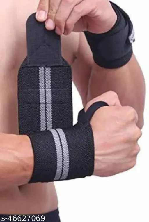 Wholesale Custom Weightlifting Gym Fitness & bodybuilding wrist wrap Customize Logo Cotton wrist wrap OEM Acceptable