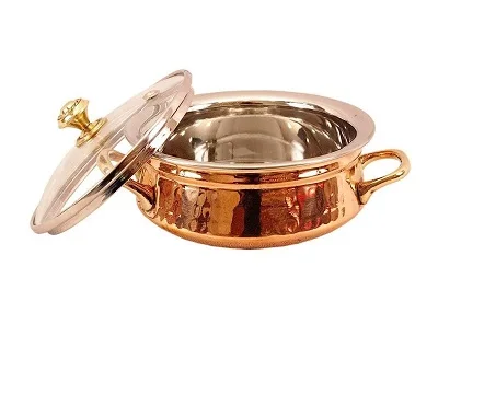 Stainless Steel Designer Serving Dish With Brass Gold Stand Kitchenware Table Decor Serving Casserole Dish
