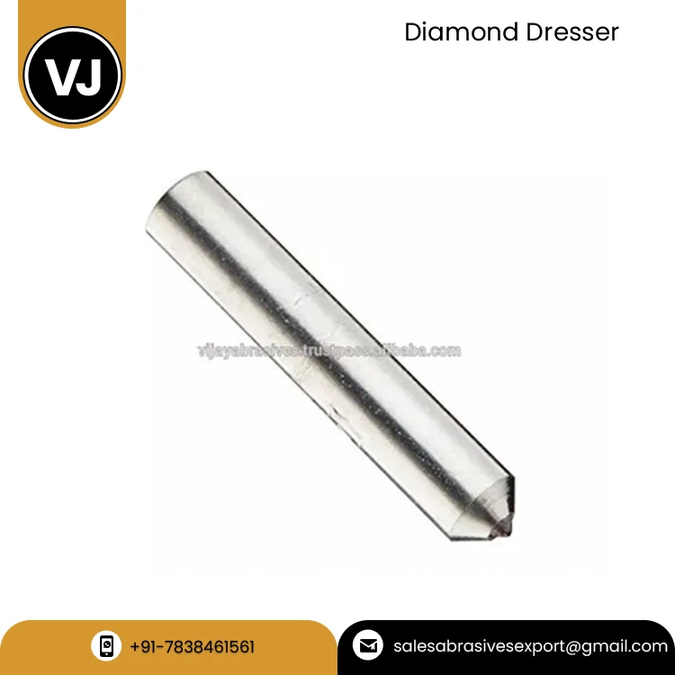 Worldwide Supplier of High Quality Cylinder Shape Single Point 2 Carat Diamond Dresser Abrasive Tools for Grinding Wheel