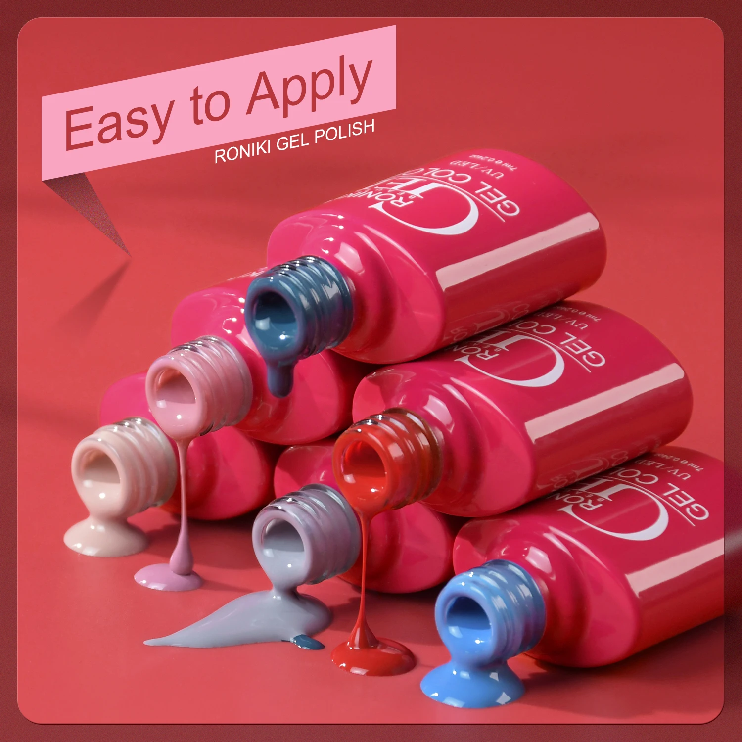 20Pcs/Kit Gel Nail Polish Set 7ml High Quality Soak Off UV Gel Varnish Kit For Women Gift Gel Pigment Nail Art Manicure