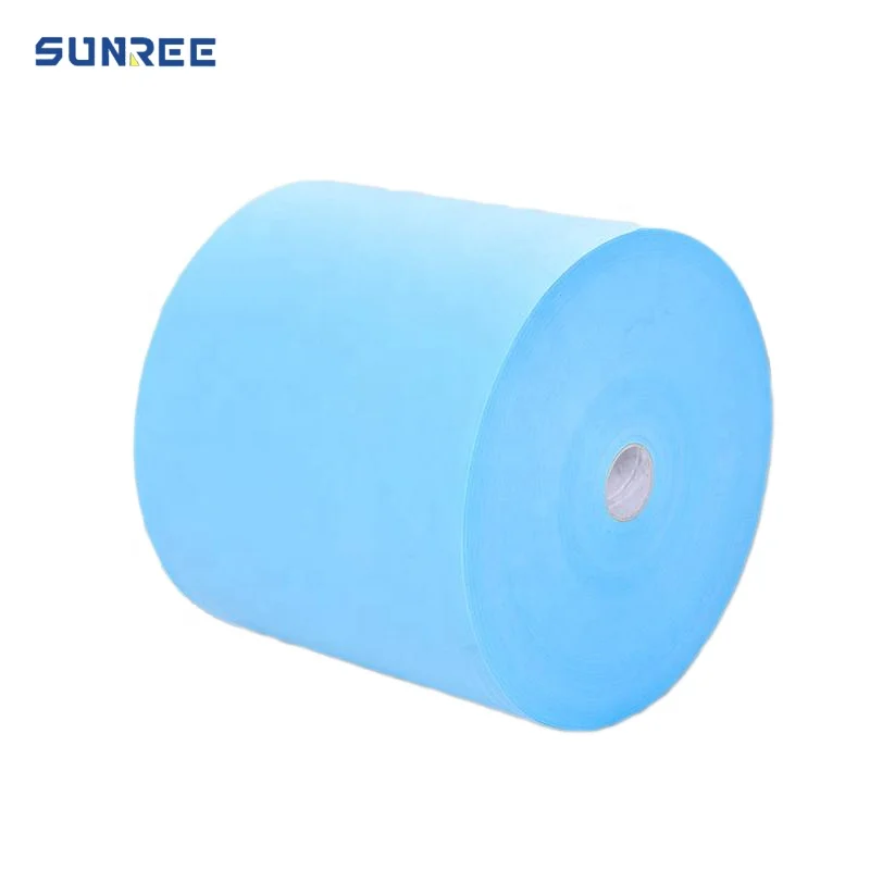 Medical Disposable Water Resistant 100% Polypropylene Pp Pe Ss Sss Spunbond Non-Woven Nonwoven Fabric In Roll Bed Sheet Coverall