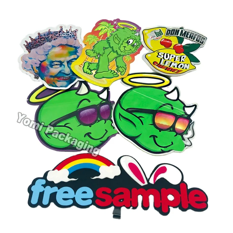 Hot Sale Customized Cartoon Special Shaped Bag Cookie Candy Snack Packaging Pouches Plastic Reusable Packaging Gummies Mylar Bag