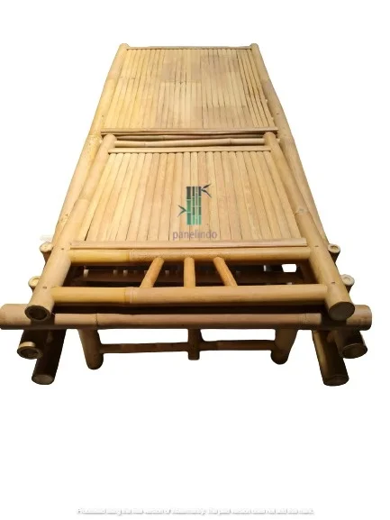 Outdoor Sun Bamboo Lounger Chair summer leisure garden