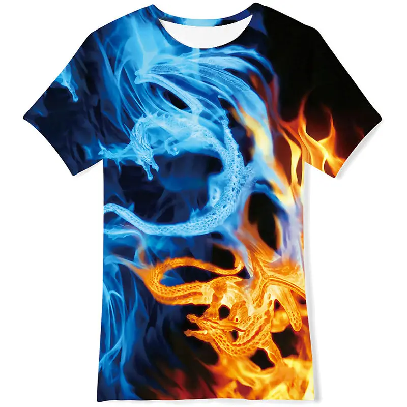 Top Trending Custom Digital Printed Short Film Sleeve Mesh Top 3d Digital Print T Shirt For Men Hip Hop Girls