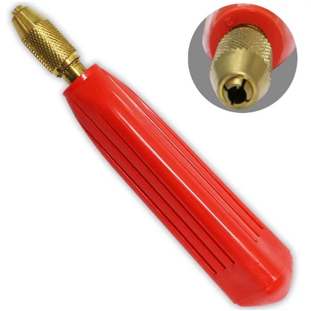 File Handle Plastic Triangular Grip Collet Size Needle File Handles Jewelry Making Hand Tool