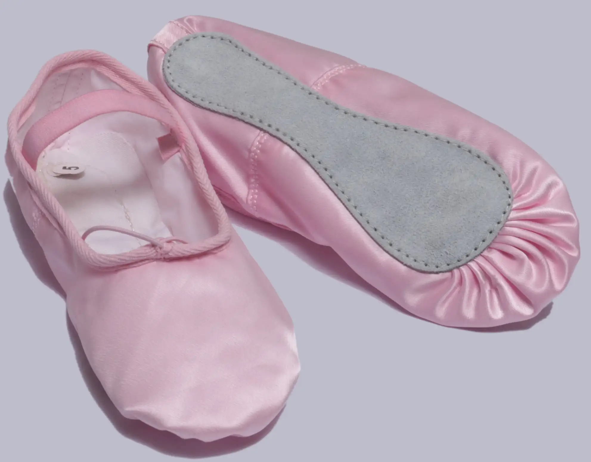 Factory Price Pink Satin Ballet Dance Shoes for Women Girls Inner Genuine Leather Lining Outer Full Sole Comfortable Feature