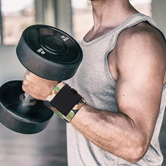 Great Quality Men Wrist Wraps Gym Wrist Straps Custom Weightlifting Breathable Sleeve Keeps Wrist Warm