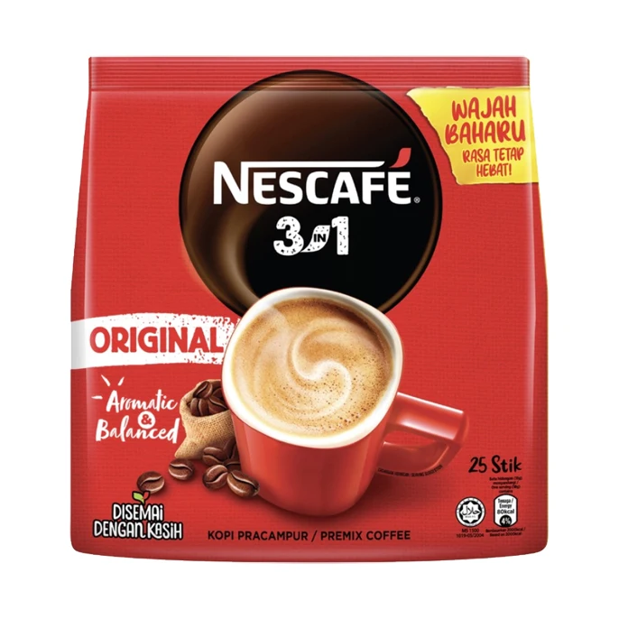 Nescafe Blend & Brew оригинальный растворимый кофе 18 г x 25s 24 pkts