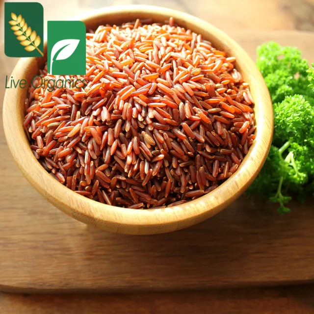 Red Rice Whole Grain Red Rise Grown in India Ethically Sourced from Assam Organic & Natural