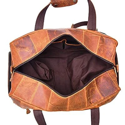 Wholesale Vintage Duffle Travel Bag Crazy Horse Genuine Leather Large Capacity Duffle Travel Bag for Wholesale At Best Price
