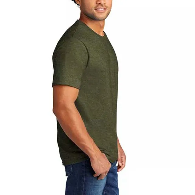 Custom OEM Embroidery Printing Logo 100% Cotton Fashion Cheap Casual Blank Men Summer Crewneck Army Green Man T Shirts 2022