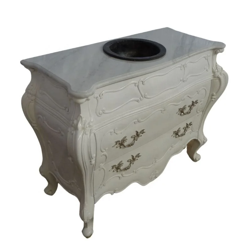 Подставка для умывальника из массива дерева