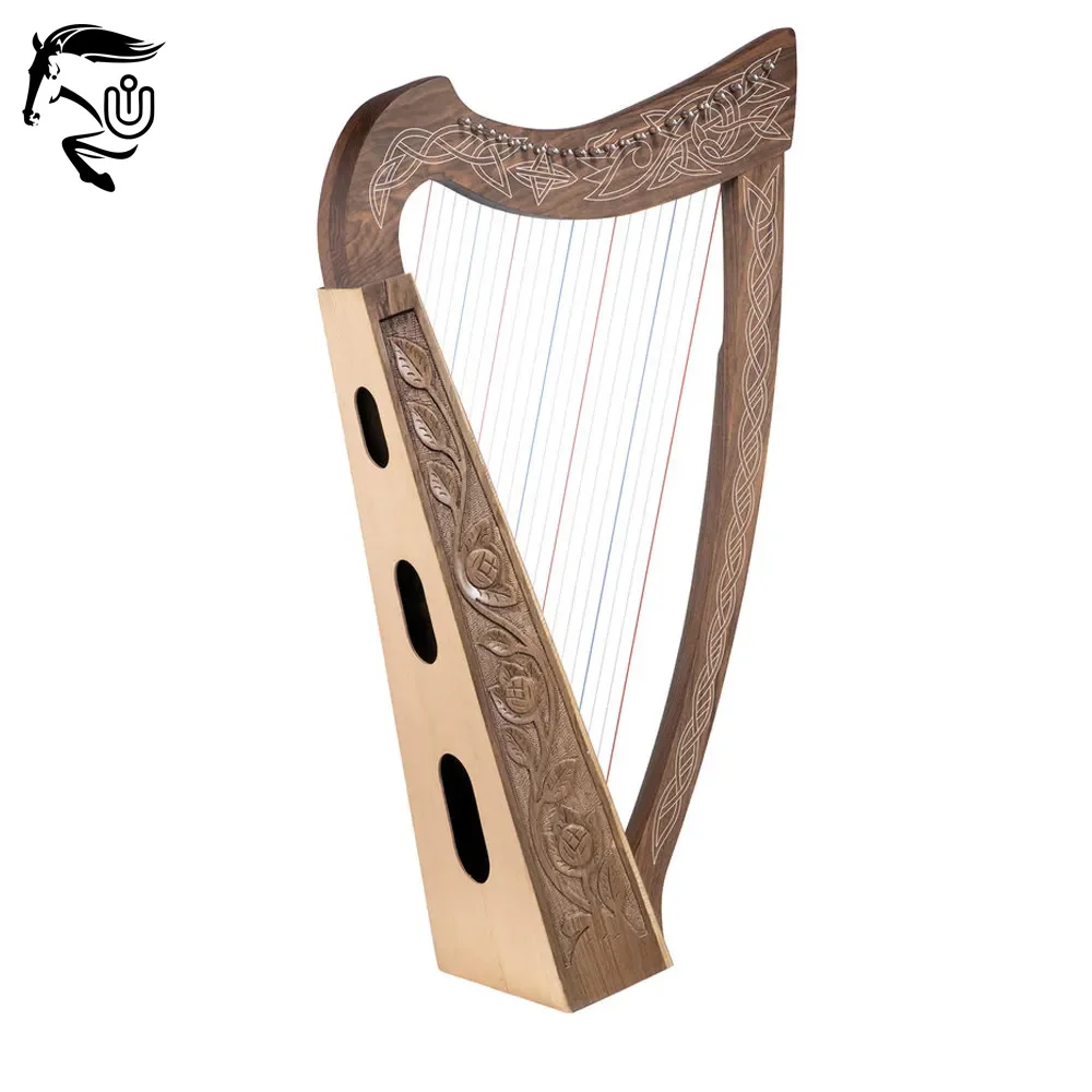 New 2024 Good Quality In Different Design Best Wooden Material Customized Colour Latest Product Irish Harps
