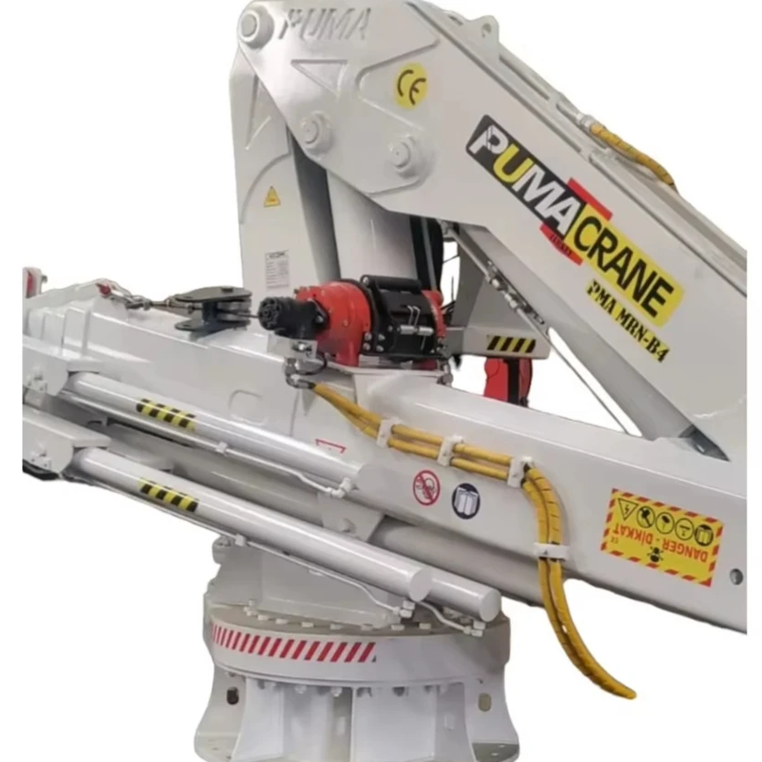 High Quality From Puma Cranes 10 Ton  Knuckle Boom Marin Cranes Deck Ship Cranes High Load Moment Fast Delivery From Turkey OEM