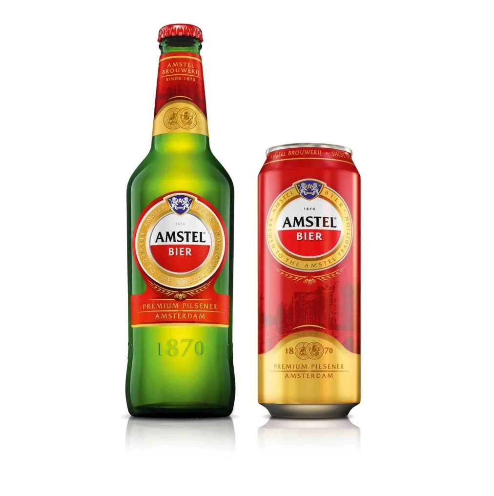 AMSTEL LAGER в банках по